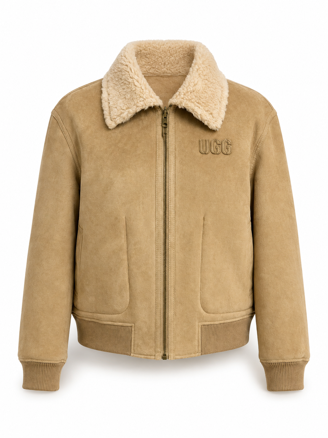 UGG Women's Bondi Reversible Bomber Jacket - Almond/Natural